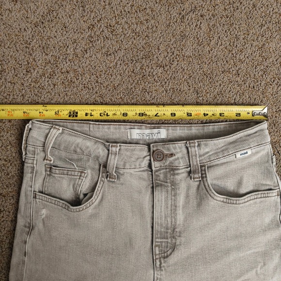 Mavi Womens  Jeans 29/29 High‎ Rise Slim Straight Leg brown Wash Denim - Picture 14 of 15